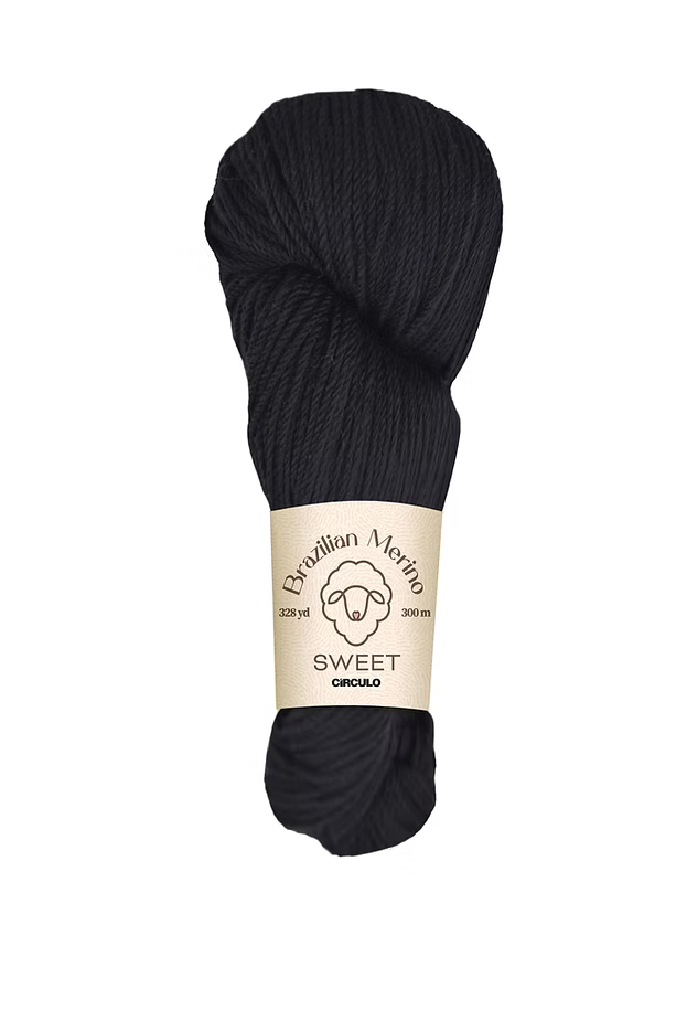 Merino Wool Sweet -  Black