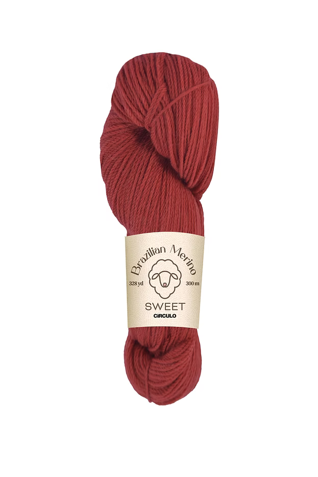 Merino Wool Sweet -  Red